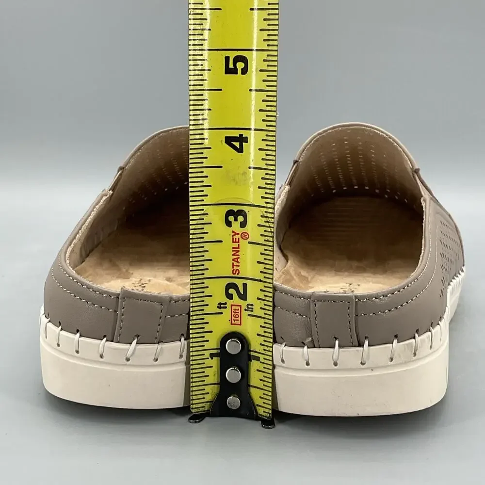 NEW Bella Vita Women’s Refresh Athleisure Mules Gray Size 9.5W